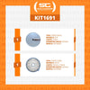 Conjunto de Discos Corte E10 Fatias 10mm e GC10 Cubos 10mm para PA7 PRO 10x10x10mm (Sopas) - Skymsen