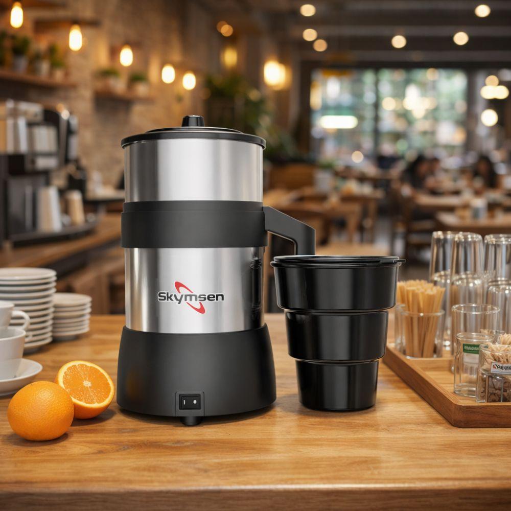 Extrator de Sucos Industrial Inox Com Câmara em Aço Inox 0,25 HP ESL Bivolt - Skymsen