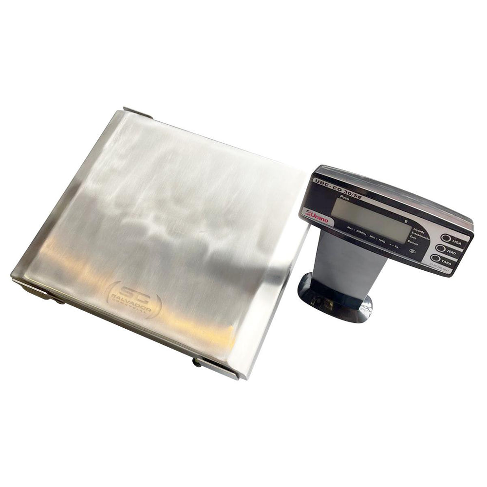 Balança Profissional para Check-out 30/5g Serial e USB 33×28 30kg UDC CO-E Bivolt – Urano