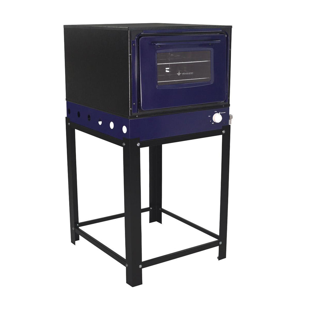 Forno Profissional a Gás Bravo Multicores Com Pé Azul BRFP - Venâncio