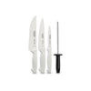 Kit - Faqueiro Premium 3 Peças + 1 Chaira Estriada 8 Pol Ultracorte - Tramontina