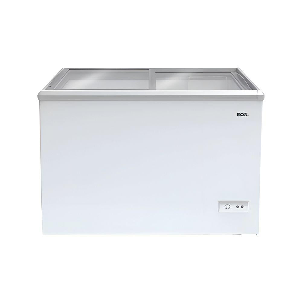 Freezer Horizontal Expositor 120 Litros Dupla Ação -22ºC a +8ºC Eco Gelo Tampa de Vidro EEH120XX 220V - EOS