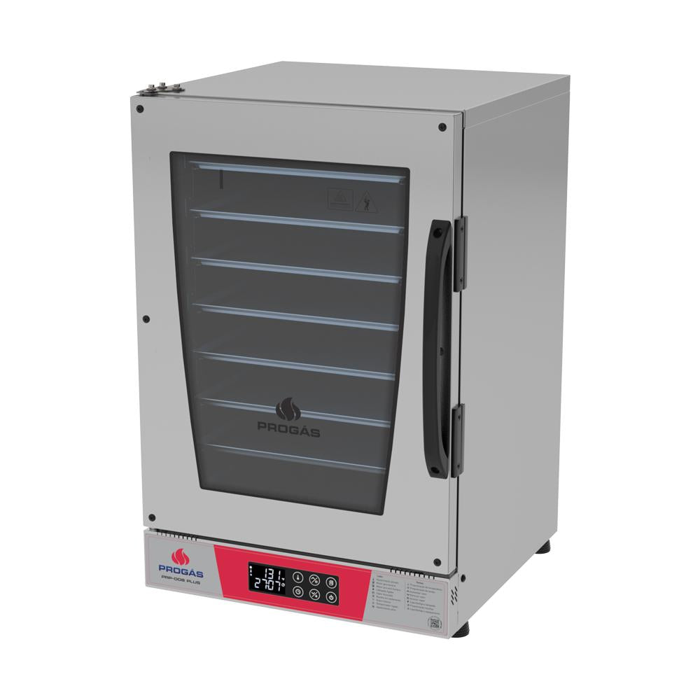 Forno Turbo Elétrico Convecção 8 Assadeiras Digital Padarias Prp-008 Plus Vermelho 220v - Progás
