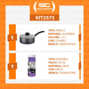 Panela Turim Alumínio Chumbo Antiaderente 1,4L PTC + Faqueiro Ipanema Preto 30pc - Tramontina