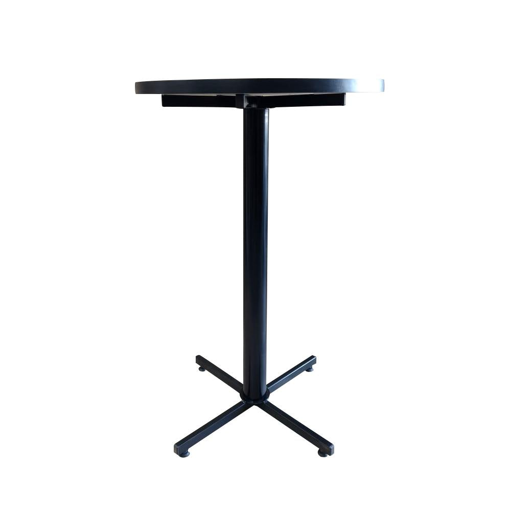 SEMINOVO - Mesa de Metal Redonda Lucchese Preta - Benfati