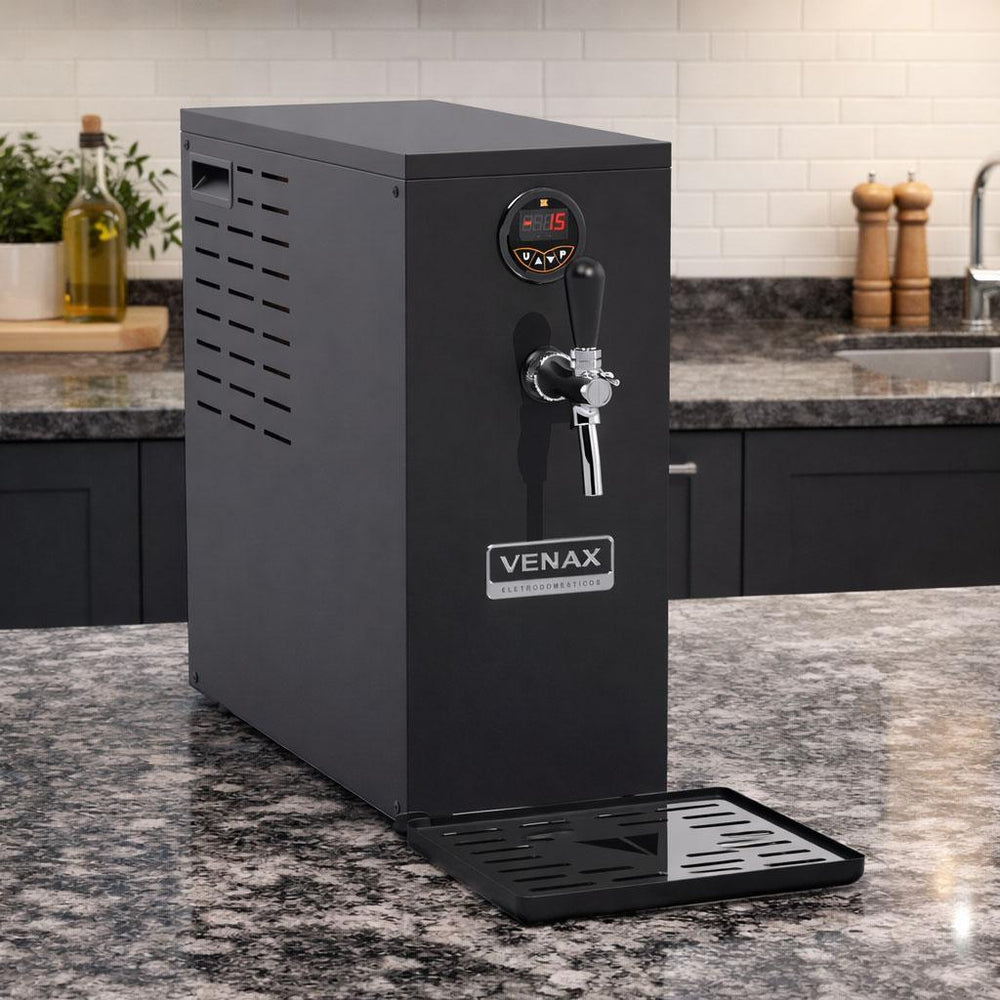Chopeira Doméstica Preto Fosco Com Pressão Interna ou CO2 CVX1 127V - Venax 33177