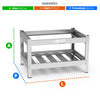 Bancada de Apoio Aberta Total Inox 430 Para Chapa CHEXP915 Mod BACE915 - Red Chameleon 268422-5
