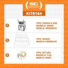 Kit - Forno Gás Industrial Roma Inox Firi80 + Grade Extra + Kit Gás
