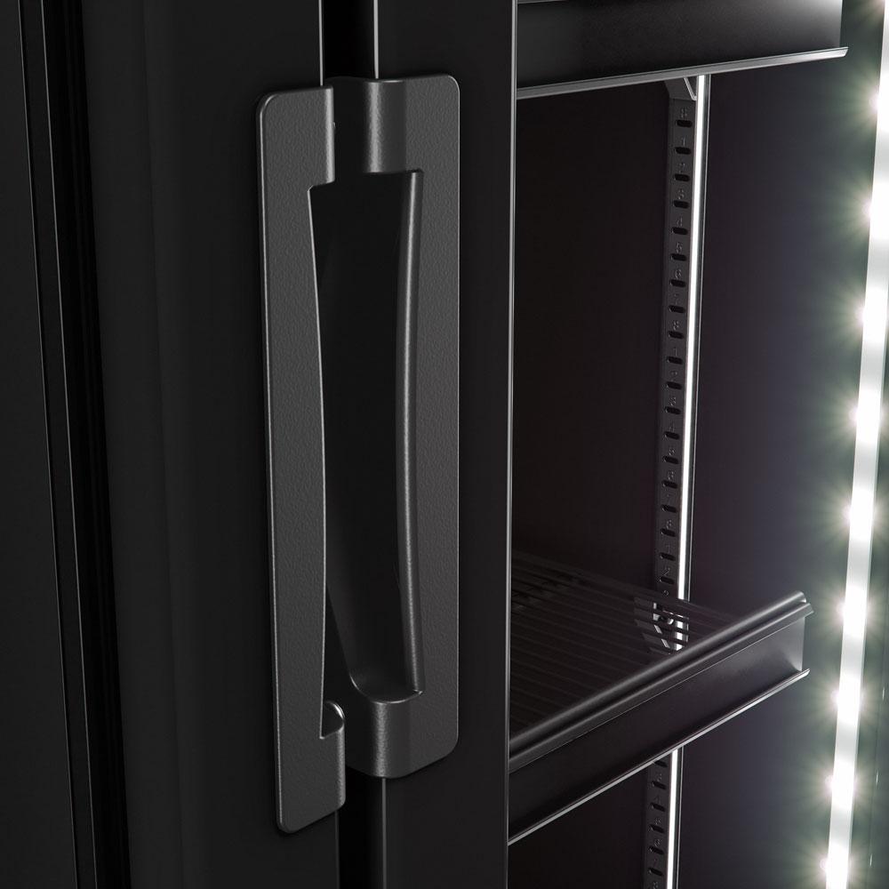 Refrigerador Expositor Vertical Bebidas Duas Portas Vidro 691/752L VB70AH All Black 220V - Metalfrio