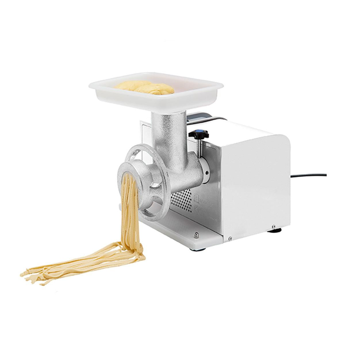 Moedor Carne e Extrusor Massa Pro Branco Boca 08 Motor 1/3 Cv 127V - Anodilar