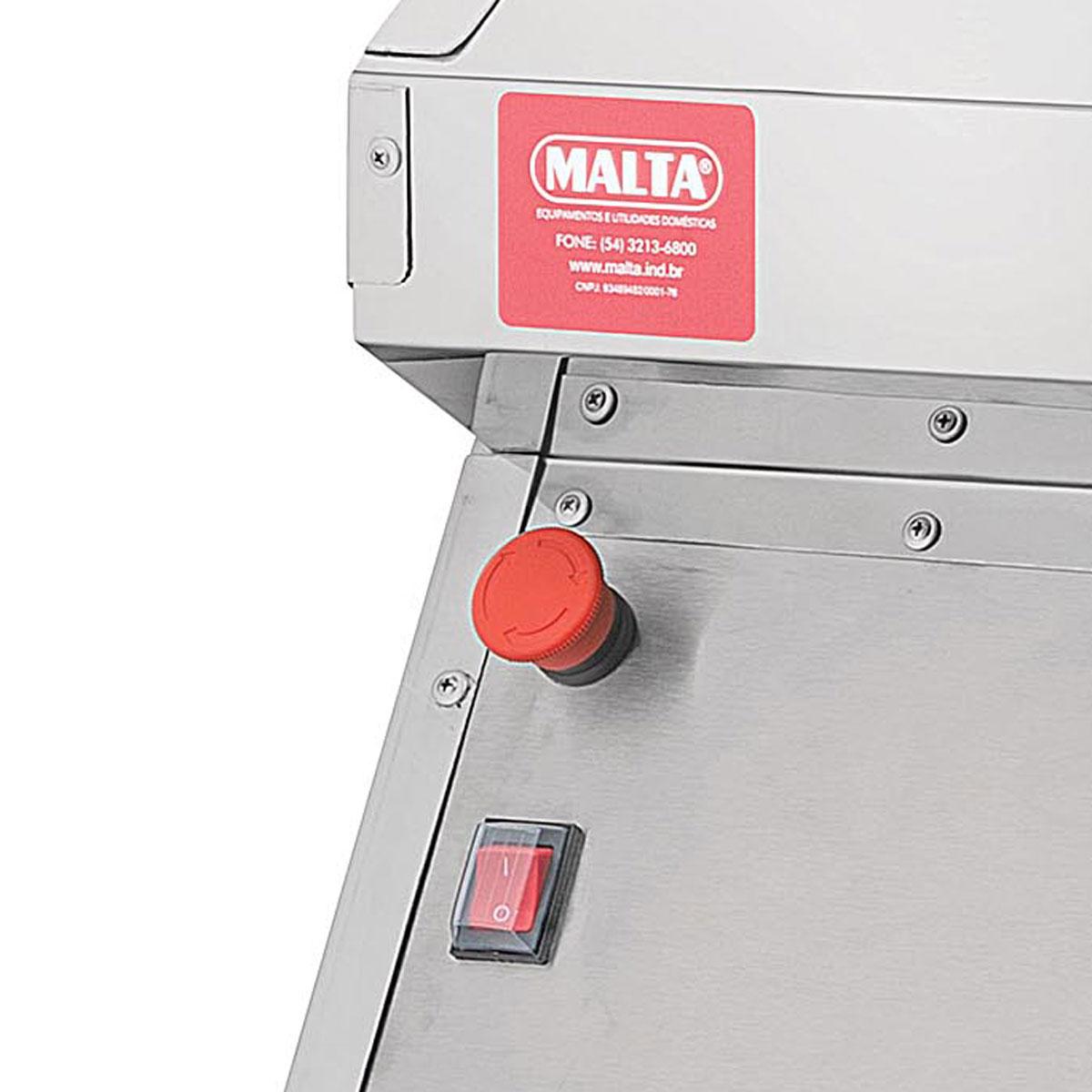 Cilindro Abridor Modelador de Massa de Pizza 300 Pizzas/h 20 a 50 Cm Bivolt 5542 - Malta