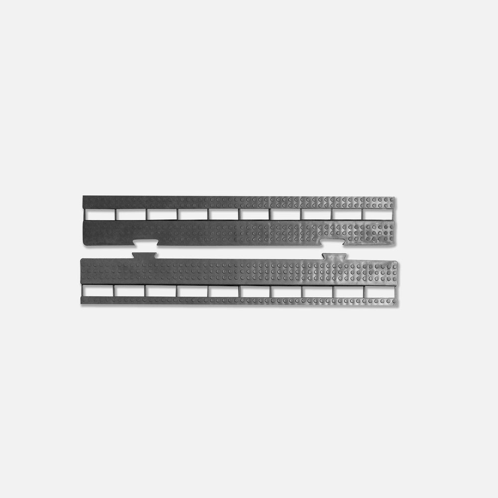 Conjunto Estrado Piso Plástico 4 Unidades 4,5x50x50 Cinza - Della Plast