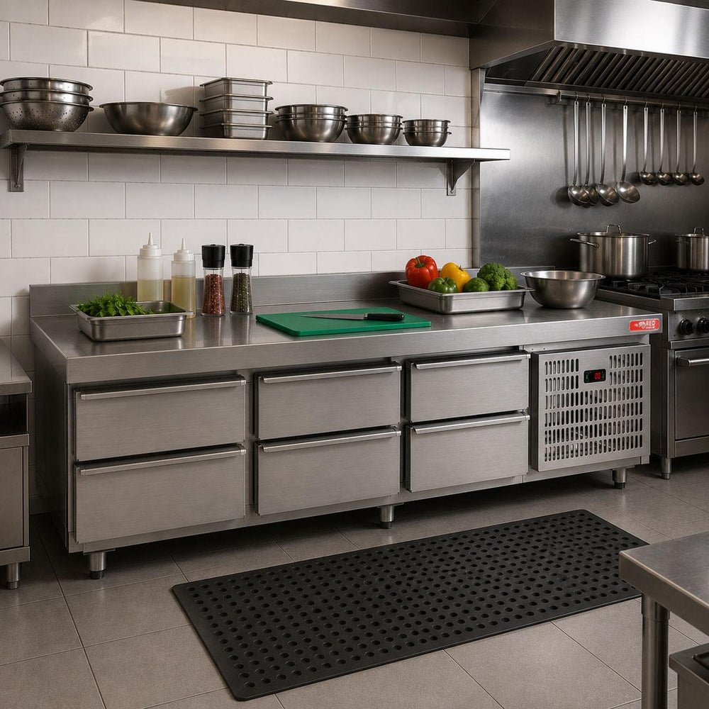 Balcão de Preparo Refrigrerado 6 Gavetas Inox 0ºc a 10ºc 200cm BRG20 220v - Red Chameleon 456338-7