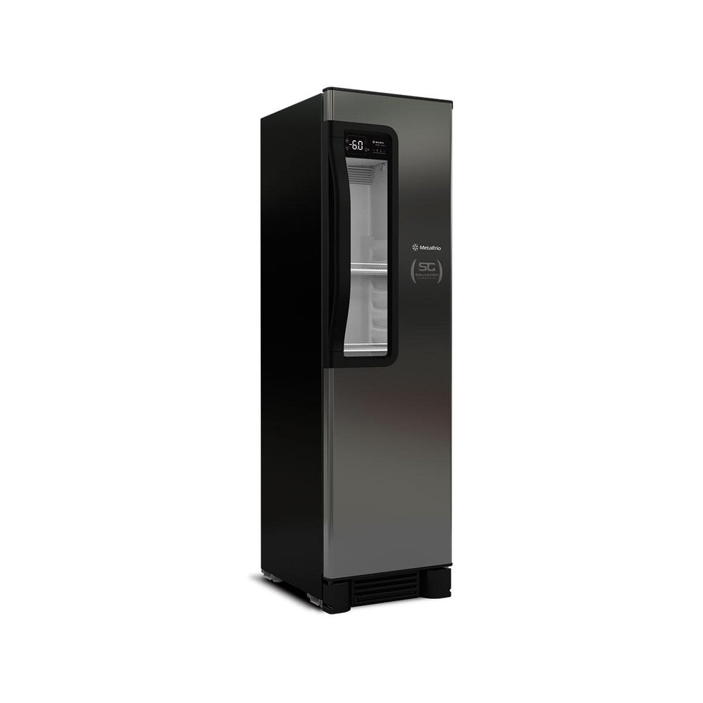 Cervejeira Beer Maxx Preta 300/336L Porta Com Visor Inox +2°C e -6°C VN28TP 127V - Metalfrio
