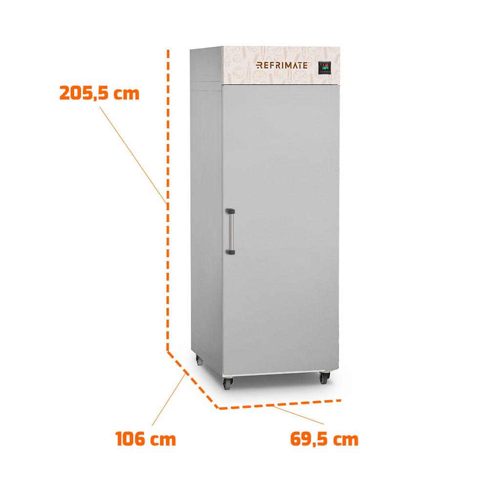 Armário Crescimento Padeiro Noturno 20 Esteiras Monofásico Total Inox Vazio CF20EIN 220V - Refrimate