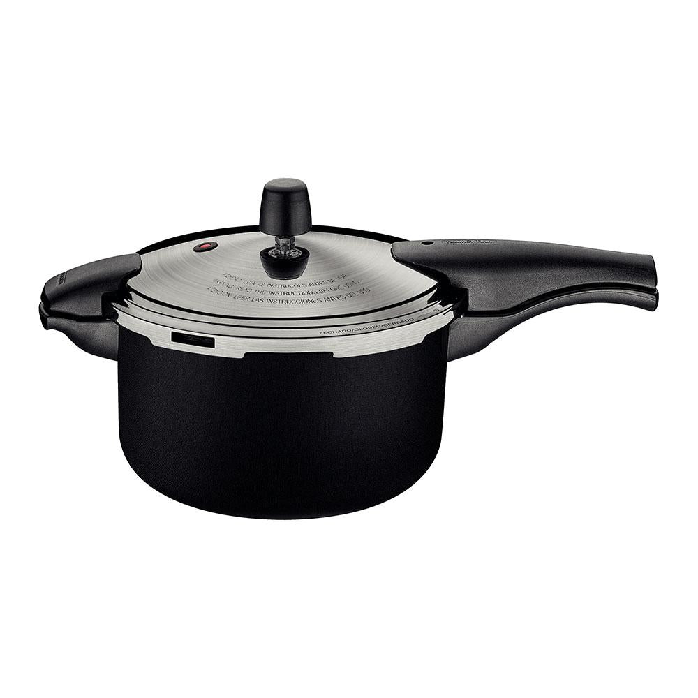 Panela de Pressão Effect Alumínio  Antiaderente 24 cm 6 l Preto - Tramontina 20592424