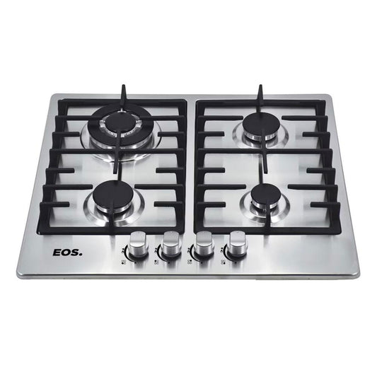 Fogão Cooktop Inox a Gás 4 Bocas 1 Dupla Ecg04 Bivolt - Eos B163914