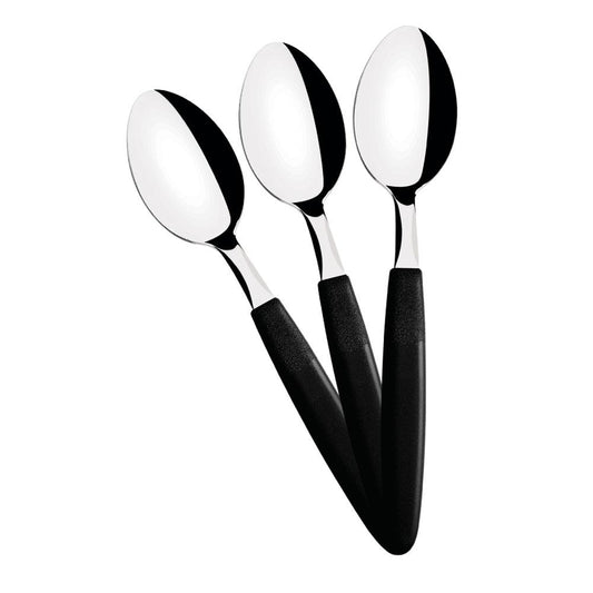 Kit - 36 Colheres de Mesa Ipanema Com Lâmina Em Aço Inox Cabo Preto Cptop - Tramontina 23363400