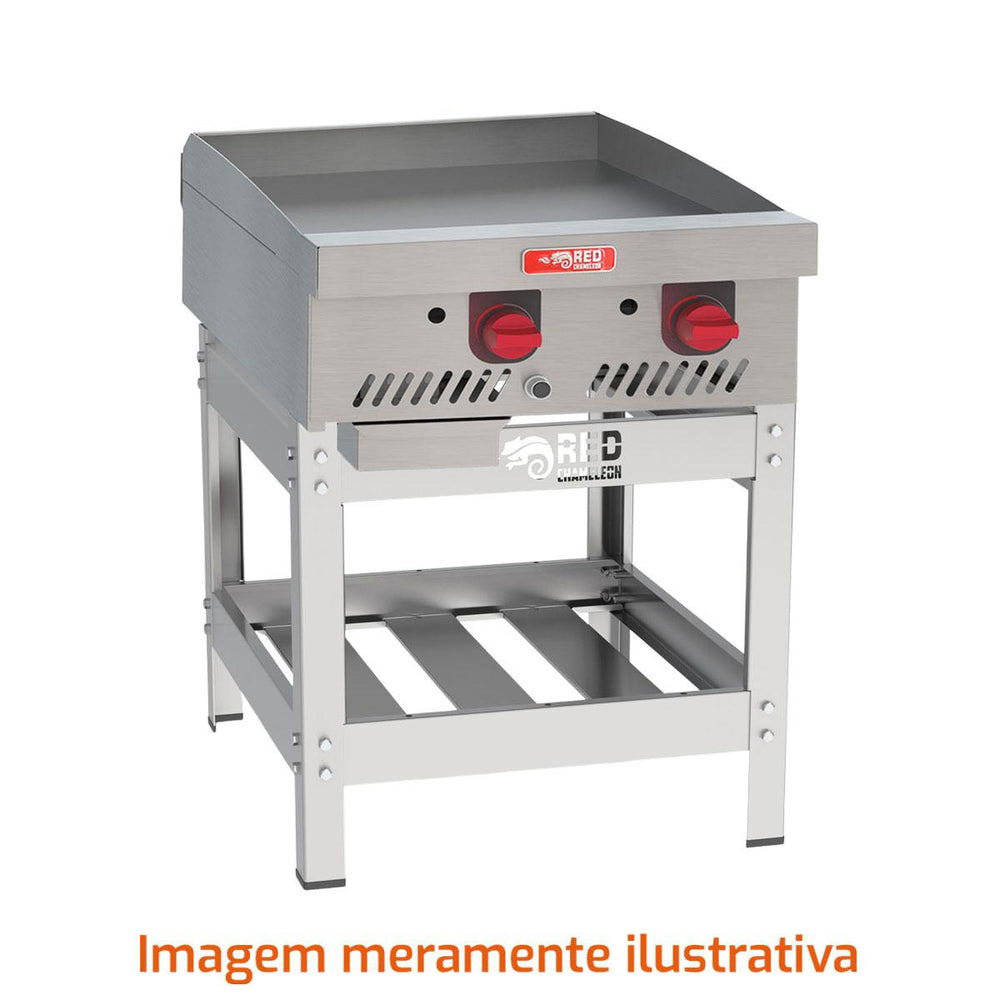 Bancada de Apoio Aberta Total Inox 430 Para Chapa CHEXP610 Mod BACE610 - Red Chameleon 268421-7