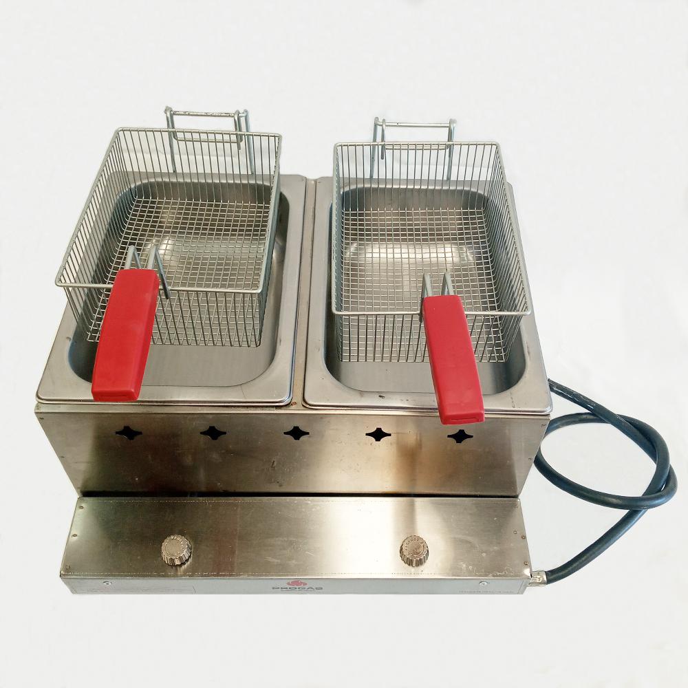 Semi - Fritador Retangular 2 Cestos Gas A. P. Pr-20g - Progas