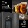 Visa Cooler Cervejeira Doméstica Porta Inox Frost Free -6 a 5 ºc 100l Ece110 Bierhaus 220v - Eos