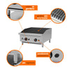 Char broiler Chapa Churrasqueira Profissional Lanchonetes Inox a Gás 60cm Pro-60cb - Progás P44600