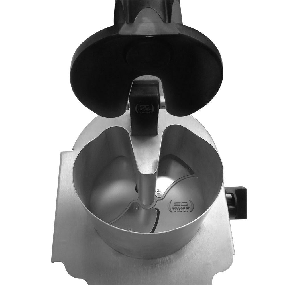 Processador de Alimentos Corte Fatias 5mm e Cubos 8mm PA7 PRO Bivolt Skymsen e Faca Santoku Profissional
