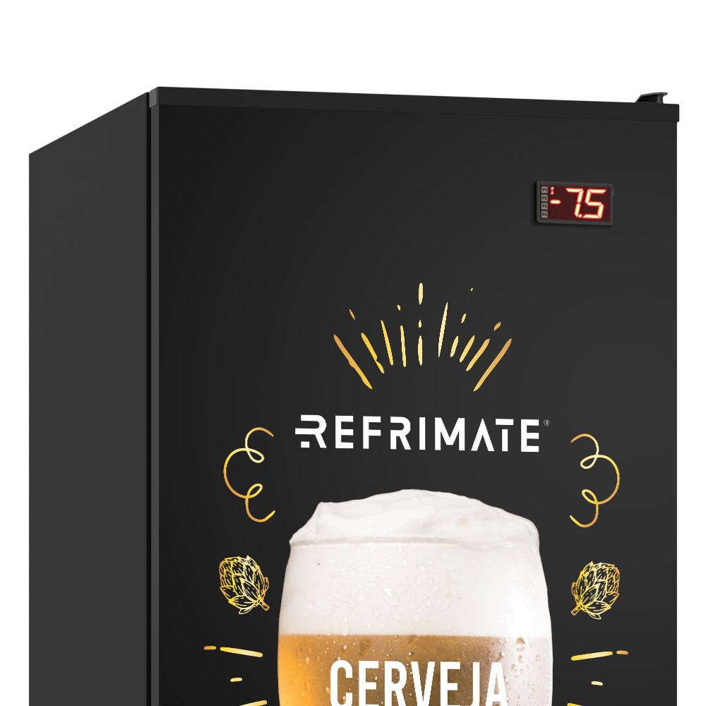 Visa Cooler Cervejeiro Porta Sólida Adesivada -7,5 a 2 ºc 570l Vcce570psa 220v - Refrimate