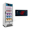 Freezer Vertical Porta de Vidro Sorvetes e Congelados 490/581L VF50AH Optima Branca 220v - Metalfrio