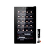 Adega 24 Garrafas Climatizada Painel Touch EAC24G 220V com Abridor Elétrico Preto EOS