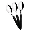 Kit - 12 Colheres de Mesa Ipanema Com Lâmina Em Aço Inox Cabo Preto Cptop - Tramontina 23363400