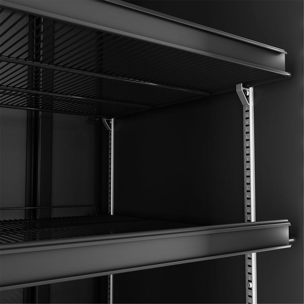 Refrigerador Expositor Vertical Duas Portas Vidro 1164/1257l VBM3AH All Black 220V - Metalfrio