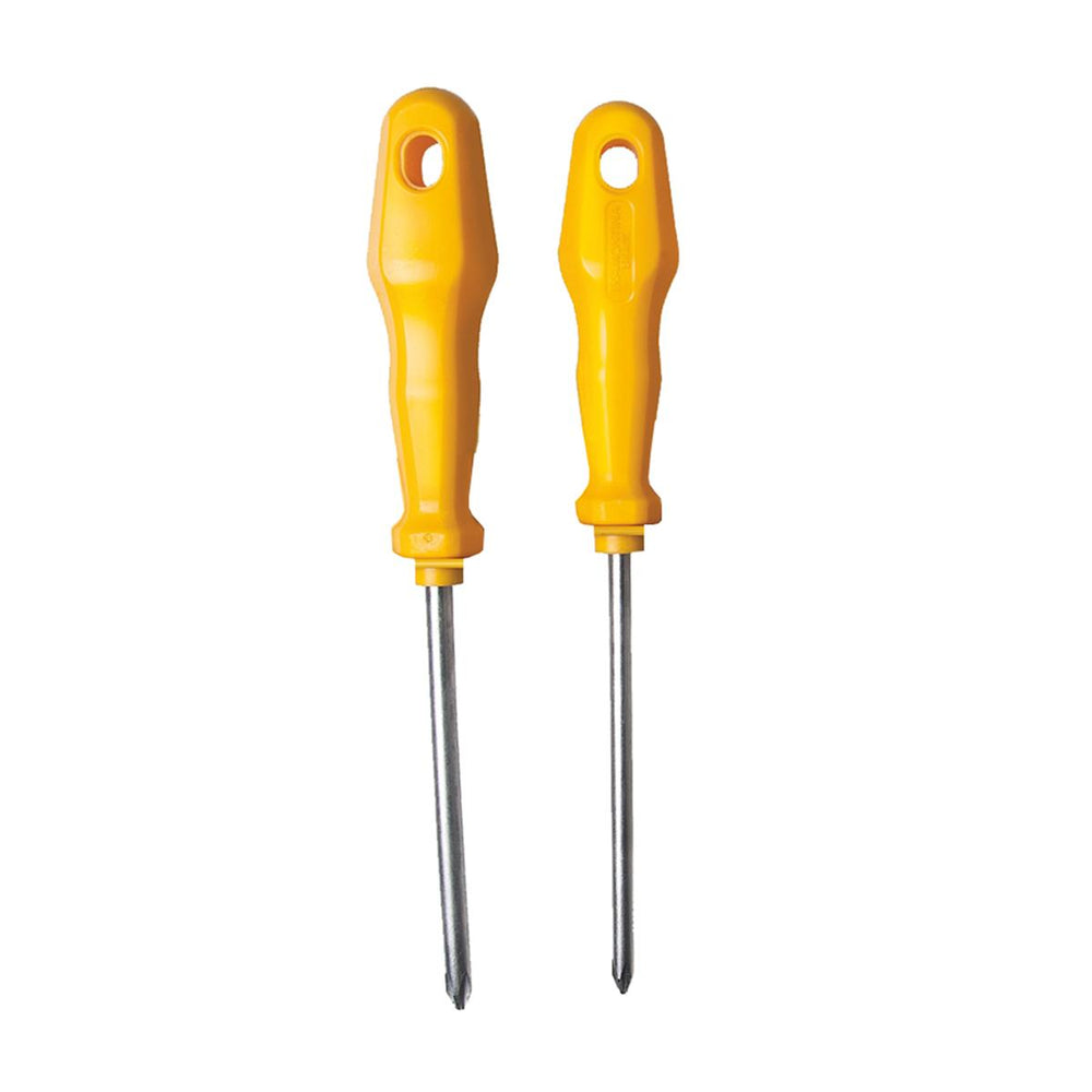 Jogo de Chaves de Fenda Chata e Cruzada Master Yellow Com Suporte 6 Peças - Tramontina 41516536