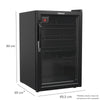 Adega 24 Garrafas Climatizada 82L NGV 100 220V Venax com Abridor Elétrico Preto
