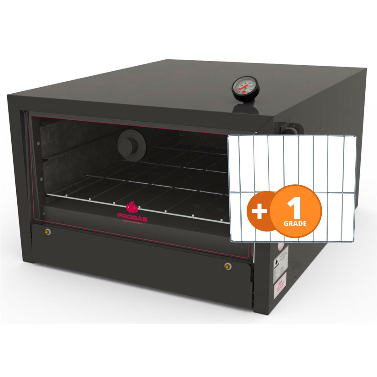 Kit - Forno Assador Refratário Gás Mesa Fsp-6800 + Grade Extra - Progás