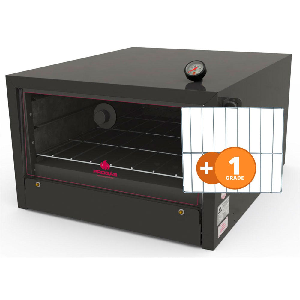 Kit - Forno Assador Refratário Gás Mesa Fsp-6800 + Grade Extra - Progás