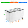 SEMINOVO - Freezer / Conservador Horizontal Tampa de Vidro Eco Gelo 247l Eeh300xx  Bivolt (com Transformador)  - Eos