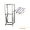 Estante Aberta Esqueleto 58x70 Total 20 Níveis Inox 304 Com Rodízios - Imeca 214