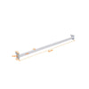 Régua de Aço Carbono 91cm Branco Para Gôndola SA Gôndolas