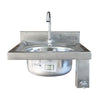 Lavatório de Mãos Pia Para Assepsia Inox 430 43x45 Cuba 30x15 Acionamento no Joelho - Imeca 7495