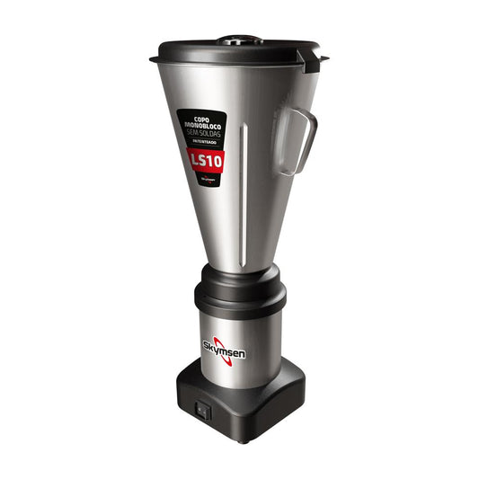Liquidificador Comercial Inox Copo 10l Monobloco 0,5cv 3500rpm Ls10 Bivolt - Skymsen