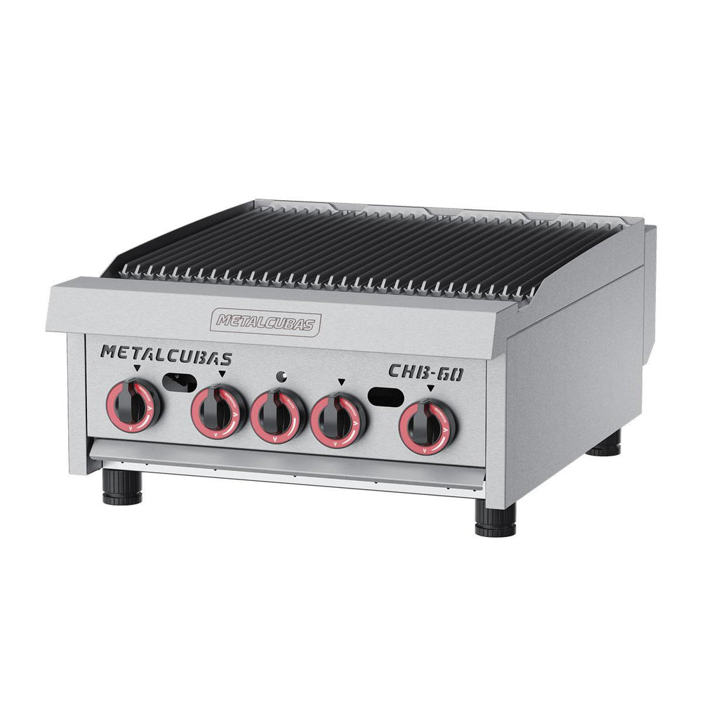 Char Broiler a Gás Profissional Inox Chapa Grill Premium 60cm CHB-60 - Metalcubas