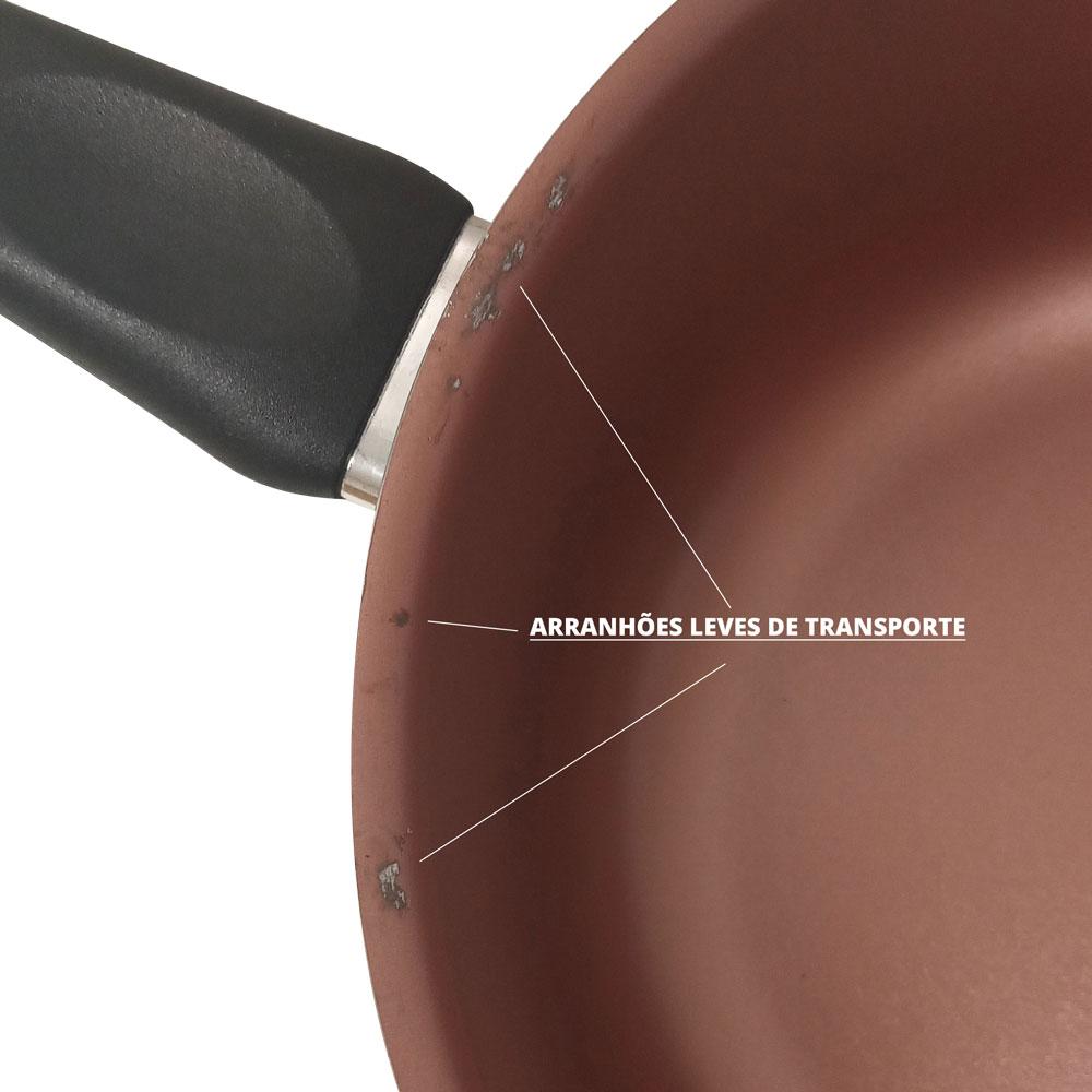 Semi - Panela Paris Alumínio Interno Antiaderente Externo Poliéster Preto 20cm 2,9L PATP4 Tramontina