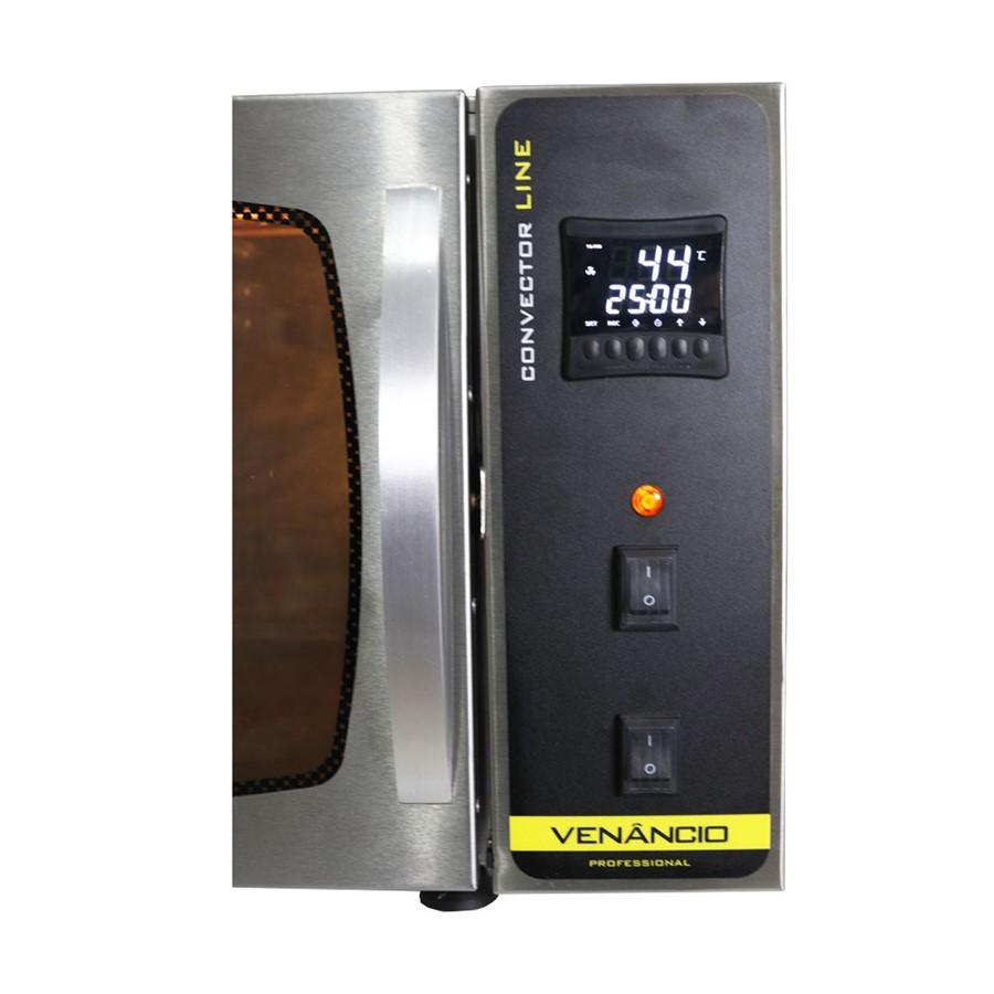 Forno Turbo Convector Piccolo Elétrico 4 Esteiras Vapor Fc4emv Venâncio 220V