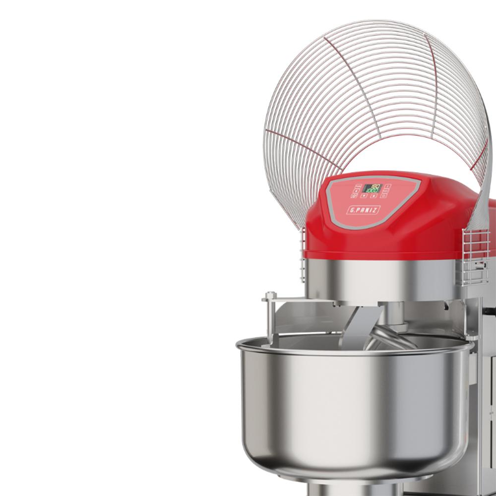 Amassadeira Espiral 80 Kg Masseira Industrial Inox 2 Velocidades AE 80 G2 I Trifásica 220T - Gpaniz 36207