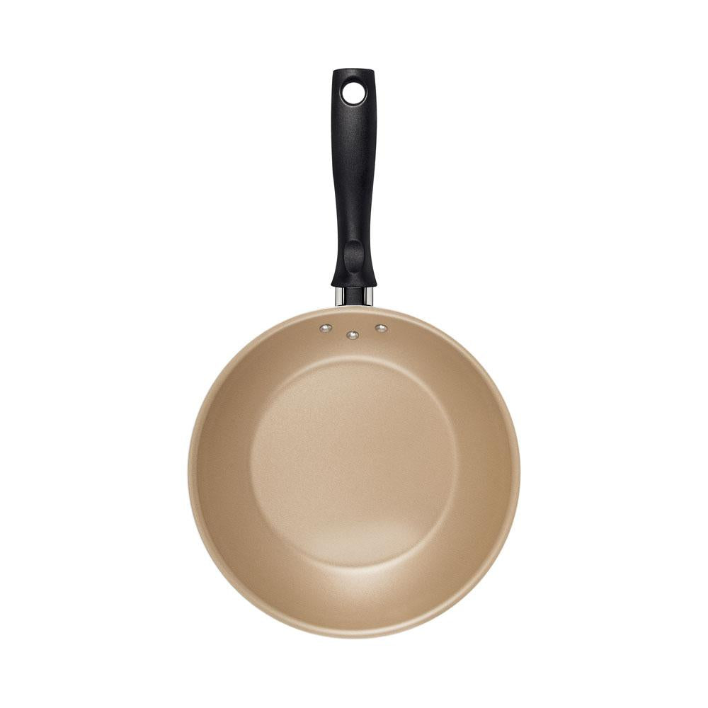 Frigideira Rasa Turim em Alumínio Antiaderente Starflon 24cm Vermelho 1,4L FRV3 - Tramontina