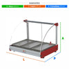 Estufa de Aquecimento Curva Alimentos 3 Bandejas 250w Prv-03e Vermelho 127v - Progás P37039