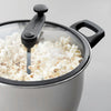 Pipoqueira Allegra Aço Inox Fundo Triplo e Tampa de Vidro 22cm 5,6l - Tramontina 62658220