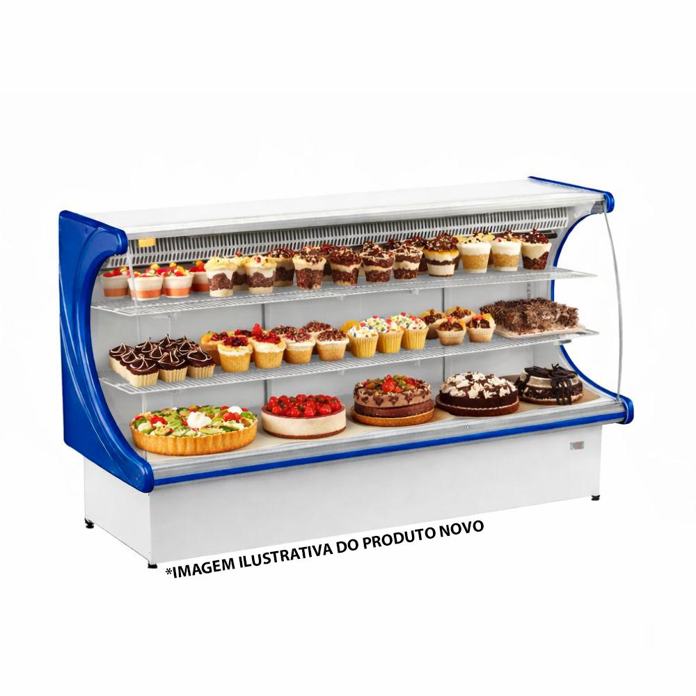 SEMINOVO - Câmara Panorâmica Refrigerada Serpentina 1,80m, VPRS 1800 Azul 220V - Refrimate