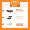 Kit - Chapa Lanche Bifeteira a Gás Pr-800g + Prensa Pão + Kit Gás - Progás